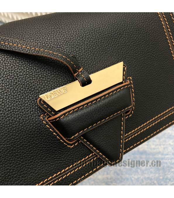 Loewe Black Original Calfskin Leather Barcelona Bag-4