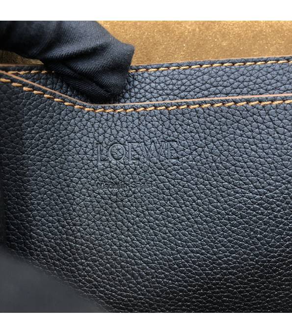 Loewe Black Original Calfskin Leather Barcelona Bag-8