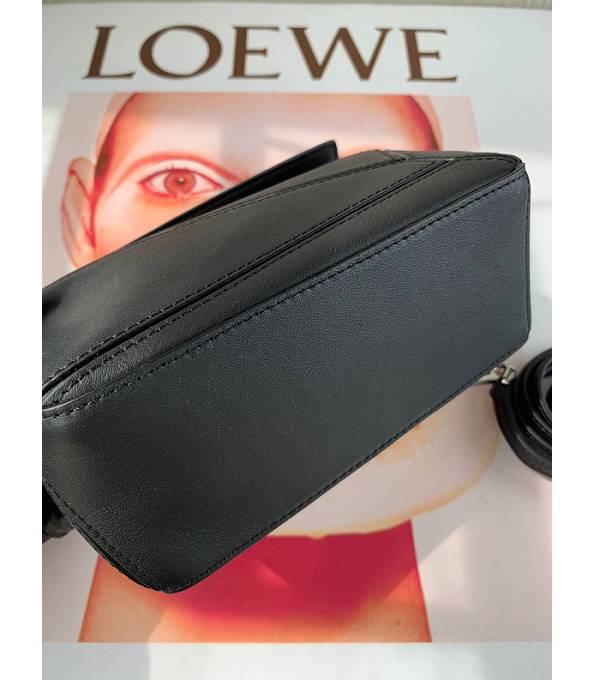 Loewe Black Original Calfskin Leather Mini Puzzle Bag-1