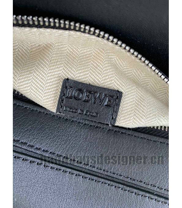 Loewe Black Original Calfskin Leather Mini Puzzle Bag-7