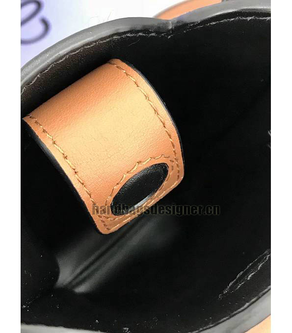 Loewe Brown Original Calfskin Leather Elephant Pocket Bag-6