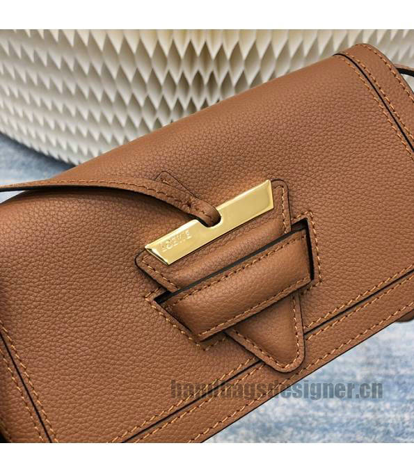 Loewe Brown Original Calfskin Leather Mini Barcelona Bag-4