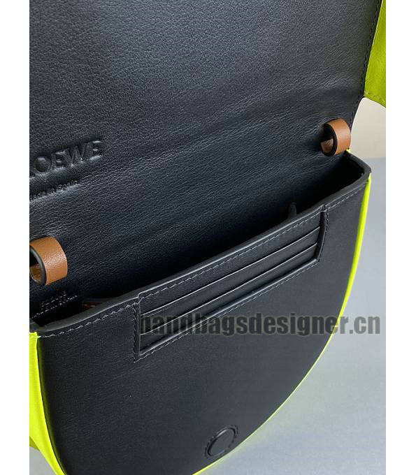 Loewe Heel Smile Face Apple Green Original Soft Calfskin Leather Shoulder Bag-8