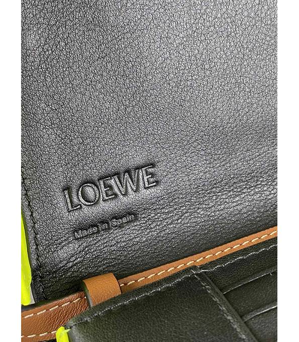 Loewe Heel Smile Face Apple Green Original Soft Calfskin Leather Shoulder Bag-9