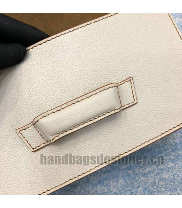 Loewe Offwhite Original Calfskin Leather Barcelona Bag-7