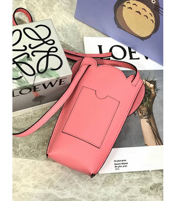 Loewe Pink Original Calfskin Leather Elephant Pocket Bag-1