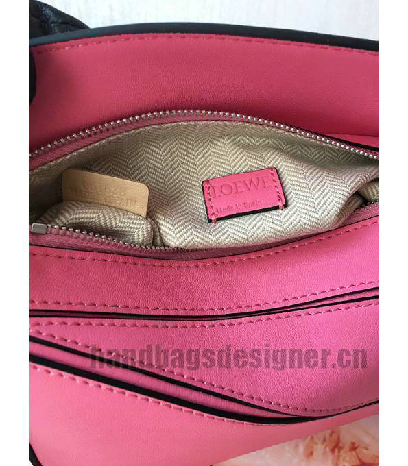 Loewe Pink Original Calfskin Leather Mini Puzzle Bag-7