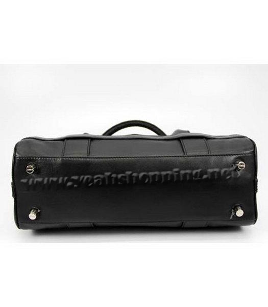 Loewe Smooth Leather Tote Bag Black-4