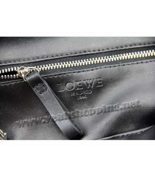 Loewe Smooth Leather Tote Bag Black-6