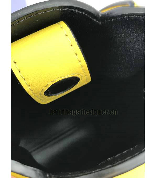 Loewe Yellow Original Calfskin Leather Elephant Pocket Bag-6