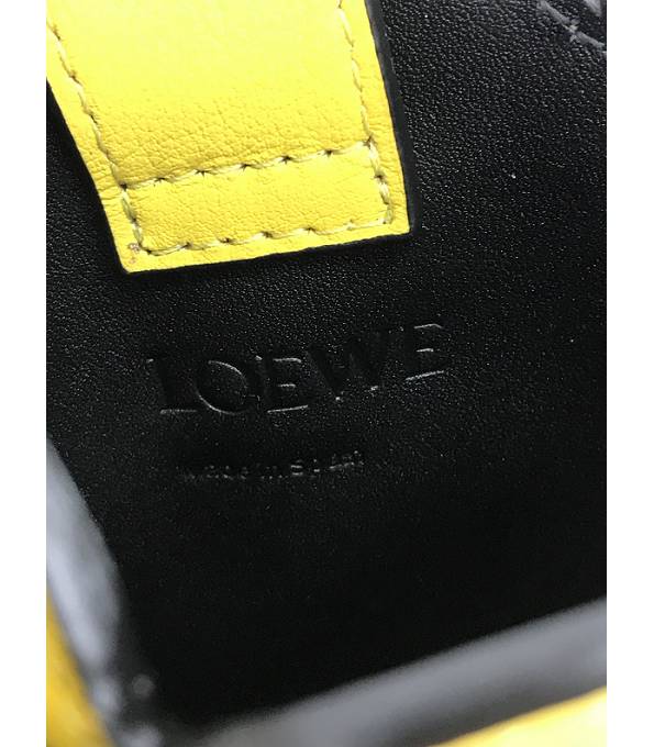 Loewe Yellow Original Calfskin Leather Elephant Pocket Bag-7