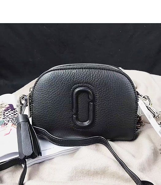 Marc Jacobs Shutter Black Leather Tassel Small Camera Bag