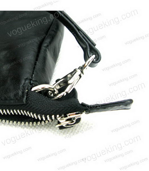Marni Black Cowhide Leather Zip Handbag-5