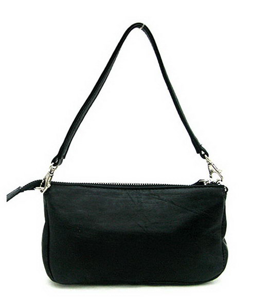 Marni Black Cowhide Leather Zip Handbag
