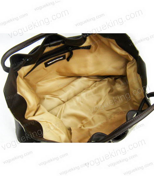 Marni Shiny Leather Handle Bag Grey-4