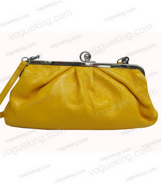 Marni Yellow Napa Leather Messenger Bag-1