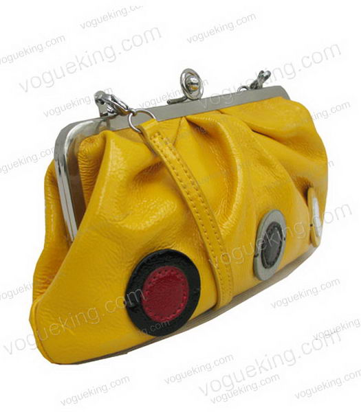Marni Yellow Napa Leather Messenger Bag-2