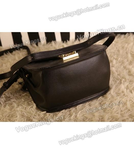 MCM Latest Design Black Leather Small Shoulder Bag-3