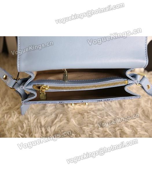 MCM Latest Design Blue Leather Small Shoulder Bag-3
