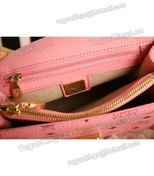 MCM Latest Design Pink Leather Small Shoulder Bag-2