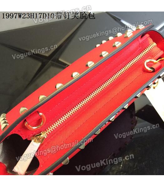 Michael Kors Selma Studded Small Messenger Bag Red-3
