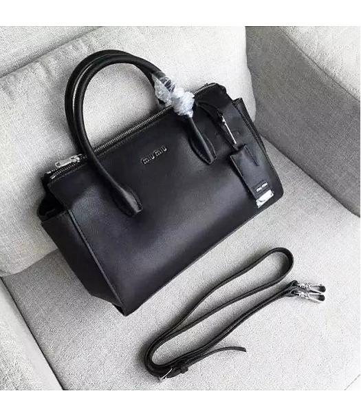 Miu Miu Black Original Leather Tote Bag