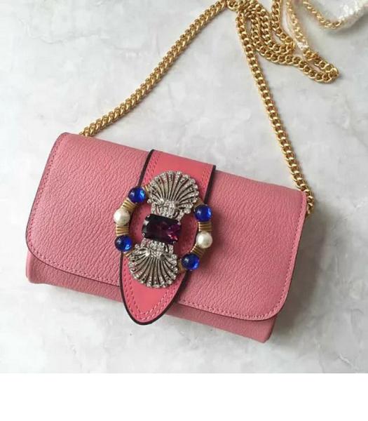 Miu Miu Cherry Pink Original Leather Pearls Small Bag