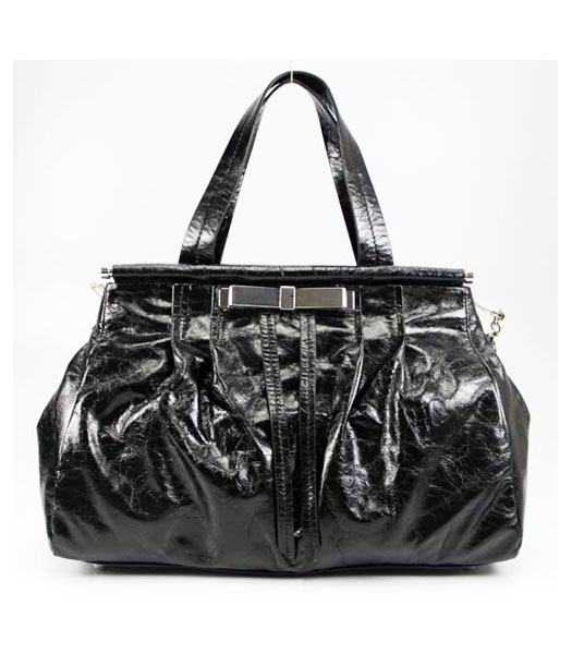 Miu Miu Fashion Leather Shoulder Bag Black