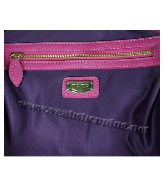 Miu Miu Fuchsia Leather Tote Bag-4