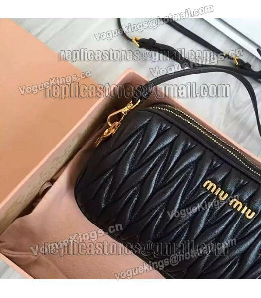 Miu Miu Matelasse Black Original Leather Small Bag-1
