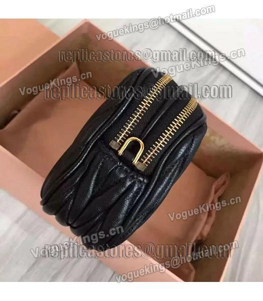 Miu Miu Matelasse Black Original Leather Small Bag-5