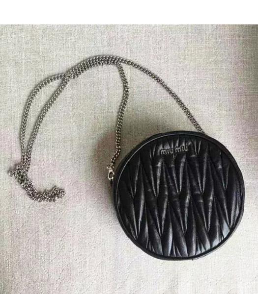 Miu Miu Matelasse Black Original Leather Small Chains Bag