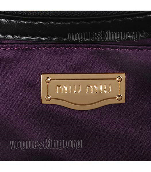 Miu Miu Medium Bowler Bag In Pink Matelasse Lambskin Leather-5