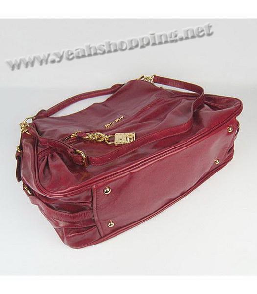 Miu Miu Nappa Charm Bag Red Calfskin-3