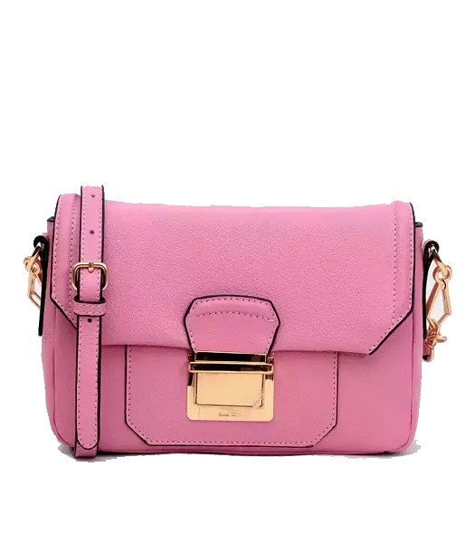 Miu Miu New Style Cherry Pink Original Leather Shoulder Bag