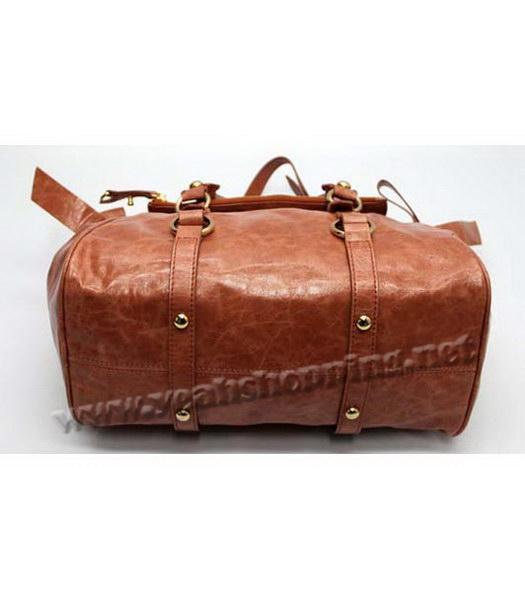 Miu Miu Oil Leather Tote Bag Pink-3