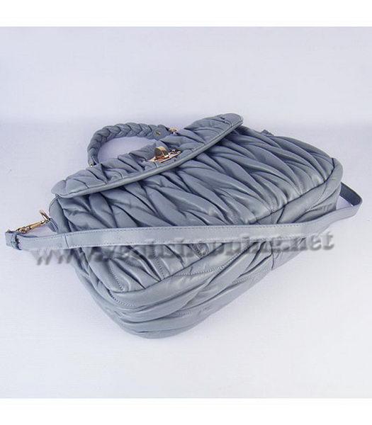 Miu Miu Quality Matelasse Medium Tote Bag in Grey-3