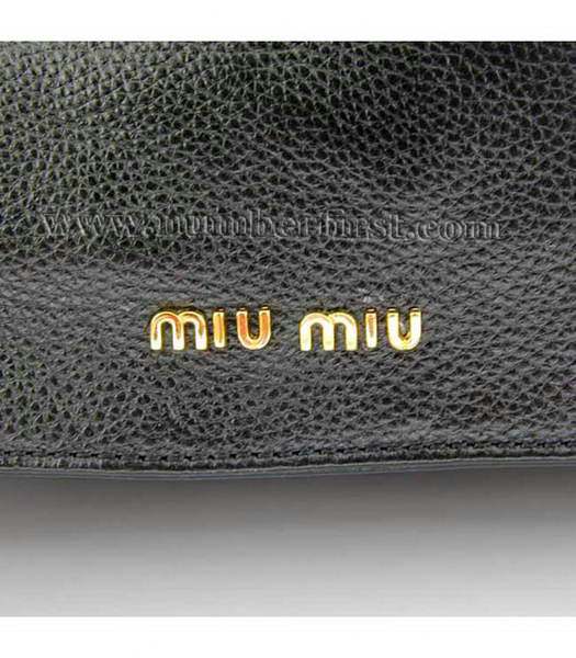 Miu Miu Shoulder Handbag in Black Genuine-4