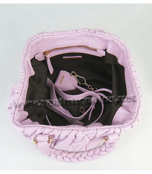 Miu Miu Shoulder Handbag Pink Lambskin-7