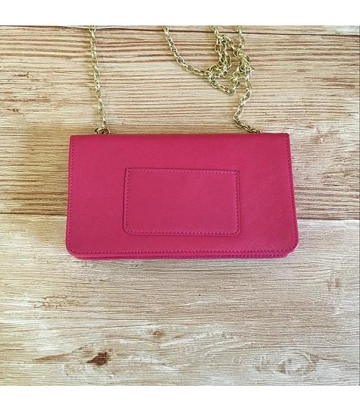 Mulberry Bayswater Clutch Peach Glossy Leather-6