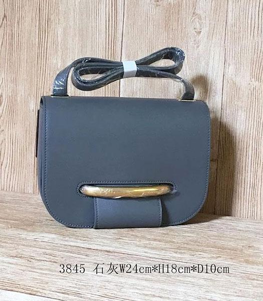Mulberry Latest Style Grey Leather Crossbody Bag