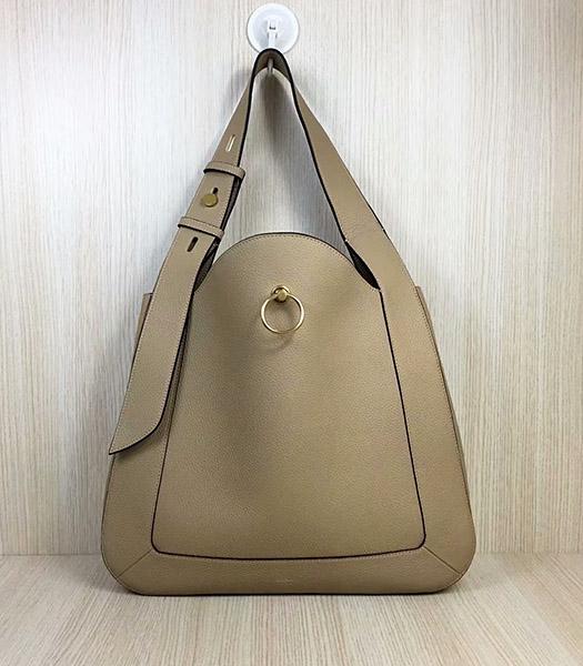 Mulberry Marloes Apricot Original Litchi Veins Leather Hobo Bag