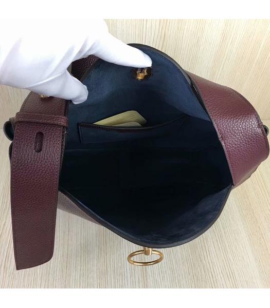 Mulberry Marloes Jujube Original Litchi Veins Leather Hobo Bag-2