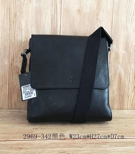 Mulberry New Design Black Leather 23cm Messenger Bag