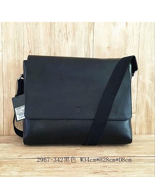 Mulberry New Design Black Leather 34cm Messenger Bag