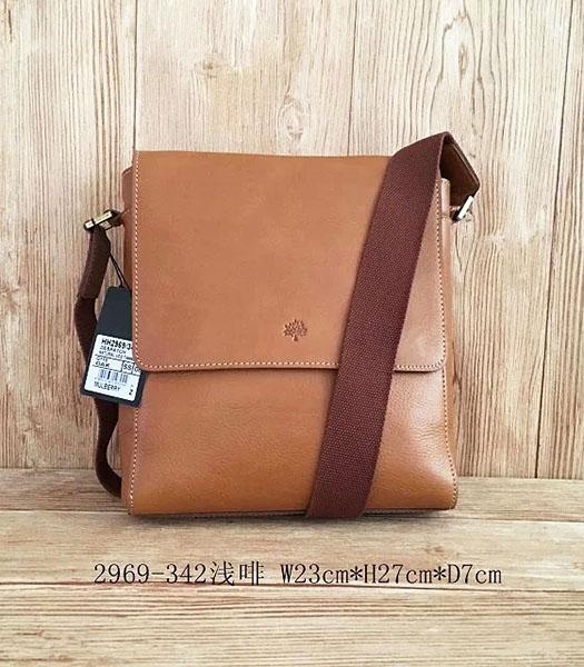 Mulberry New Design Light Coffee Leather 23cm Messenger Bag