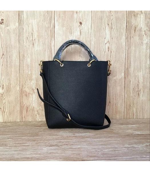 Mulberry Small Maple Black Litchi Veins Leather 23cm Tote Bag-6
