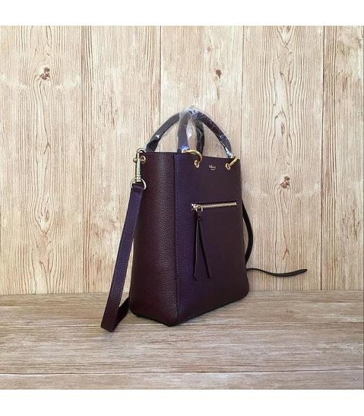 Mulberry Small Maple Jujube Litchi Veins Leather 23cm Tote Bag-1