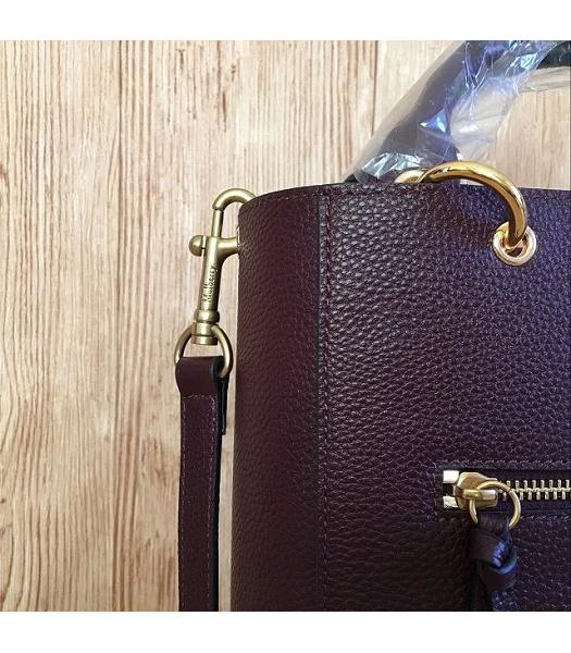 Mulberry Small Maple Jujube Litchi Veins Leather 23cm Tote Bag-3