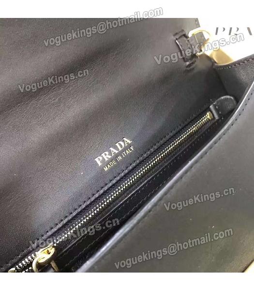 Prada 1BD068 Mixed Colors Original Leather Shoulder Bag Blue-1